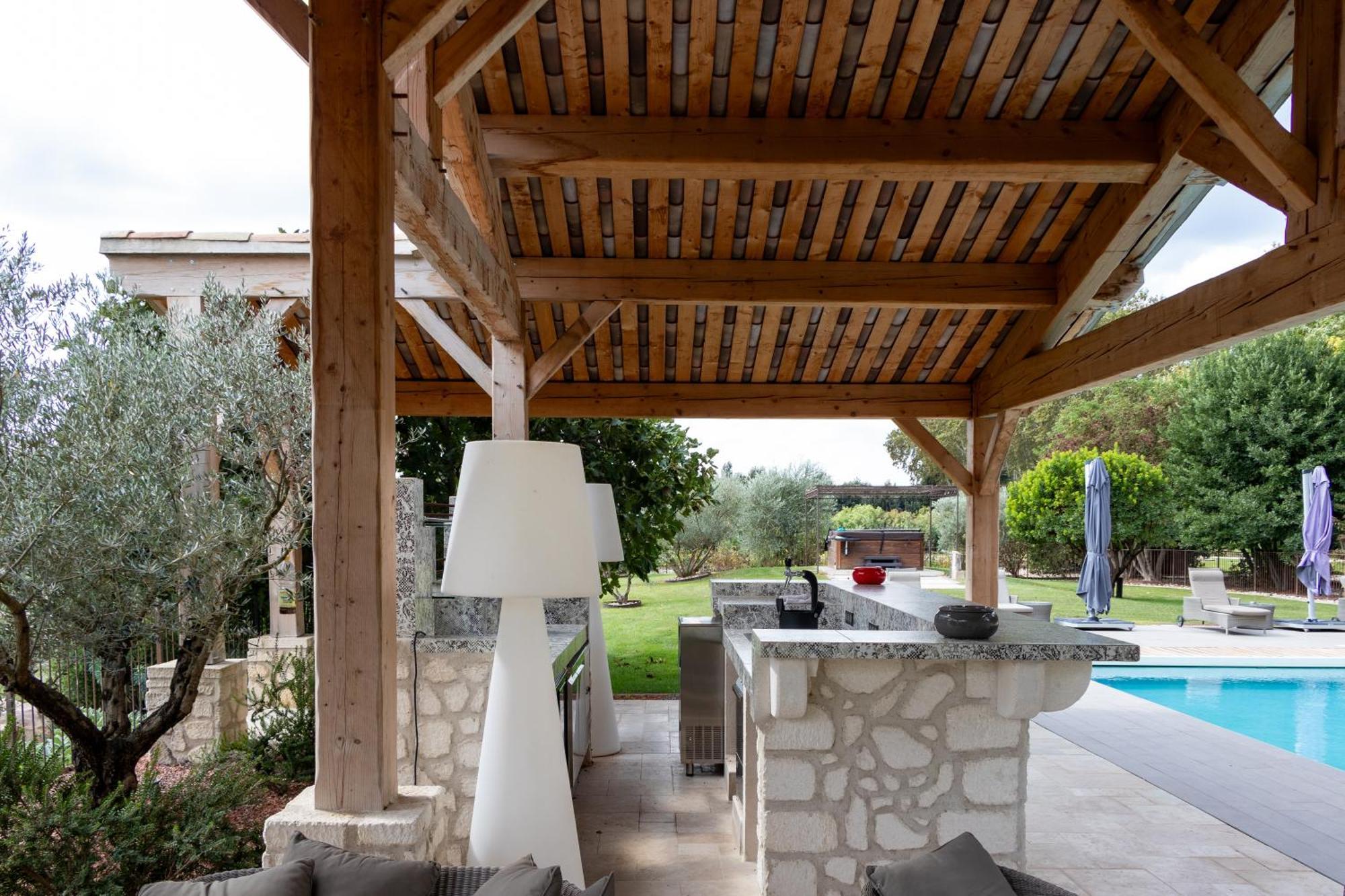 Saint-Andiol Mas Le 7 Bed & Breakfast エクステリア 写真